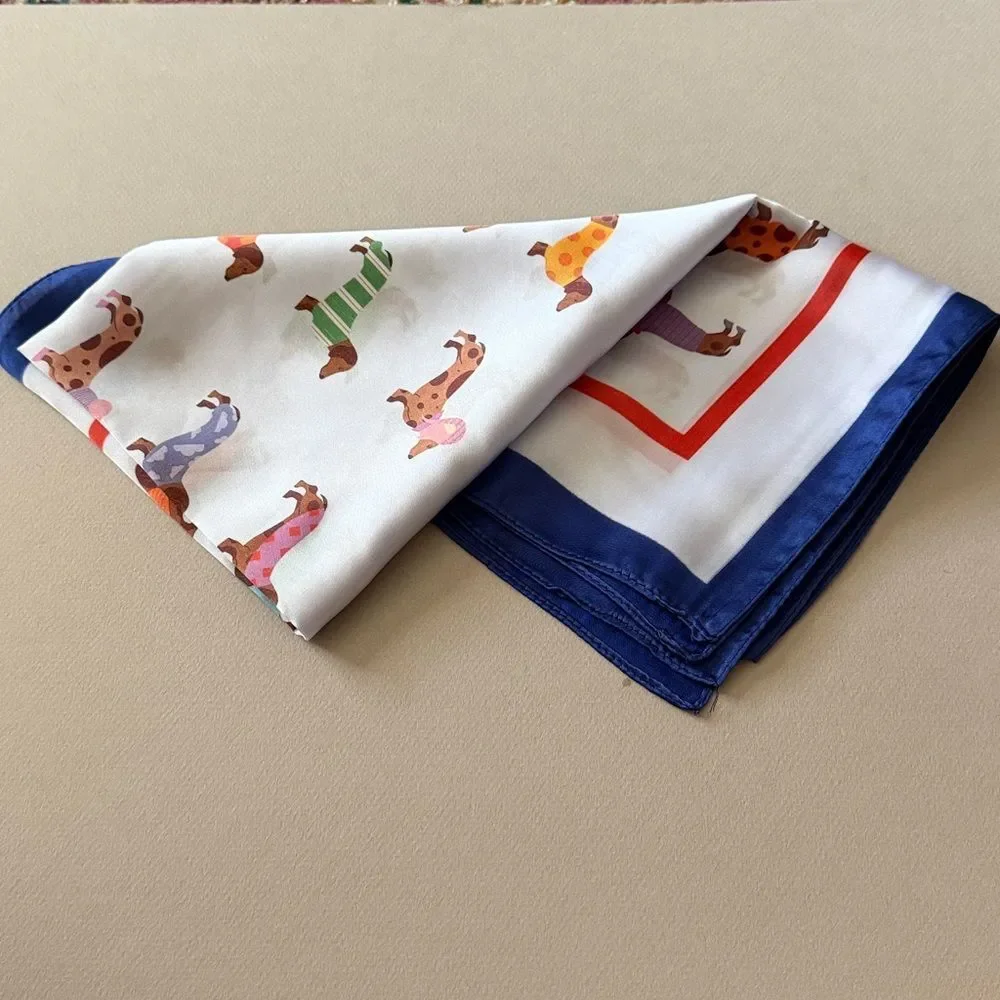 Colorful Dachshund  Scarf A1558